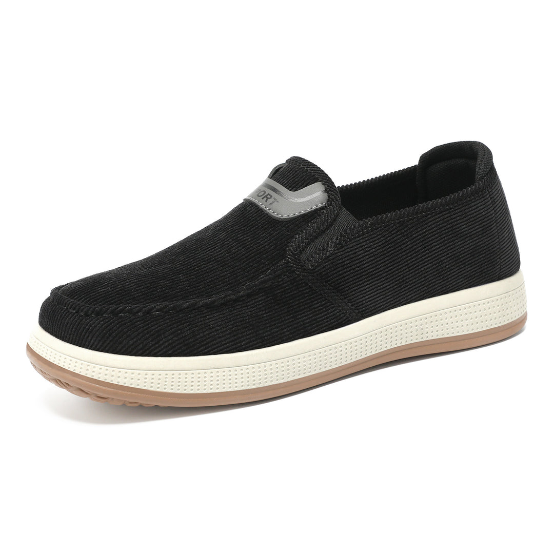 Damen lässige Clogs aus cordartigem Material EB