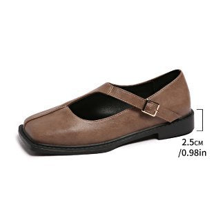 Damen Ballerinas mit modischem Riemenverschluss EB
