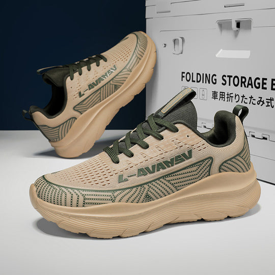 Damen Sportliche Lauf-Sneaker mit atmungsaktiver Mesh-Oberfläche und gepolsterter Sohle EB