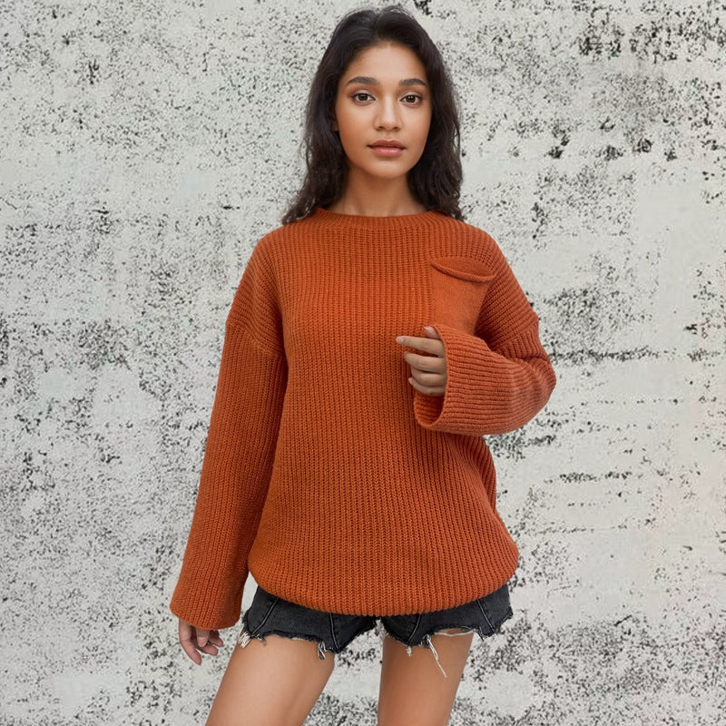 Damen Grobstrickpullover EB