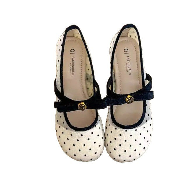 Damen Ballerinas mit dekorativem Riemchen und Comfort-Fußbett EB