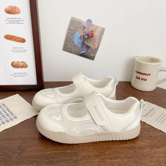 Damen Bequeme Sneaker mit verstellbarem Klettverschluss und atmungsaktiver Innenstruktur EB