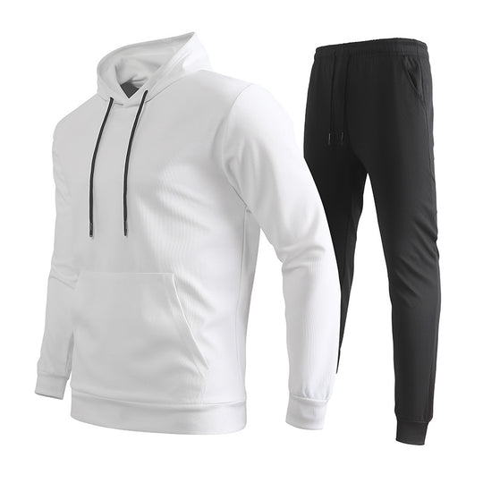 Herren Performance-Hoodie- und Jogginghose-Set aus atmungsaktivem Funktionsstoff EB