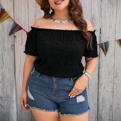 Damen Off-Shoulder Bluse EB