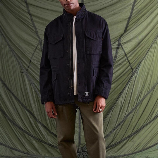 Herren funktionale Freizeitjacke mit großem Taschenangebot und modernem Kragen EB
