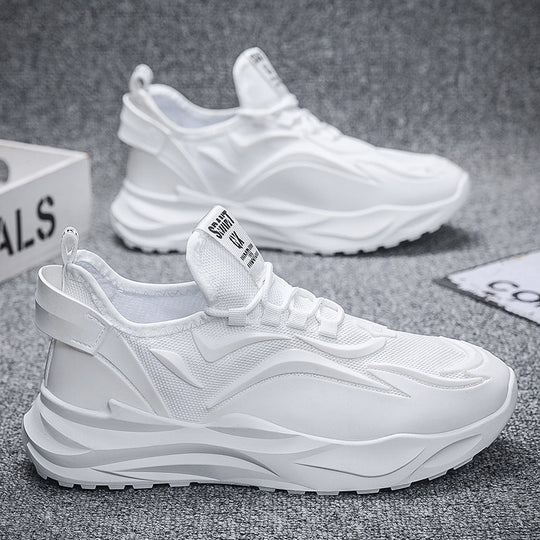 Damen Sportliche Lifestyle-Sneaker mit atmungsaktiver Mesh-Konstruktion und dämpfender Sohle EB