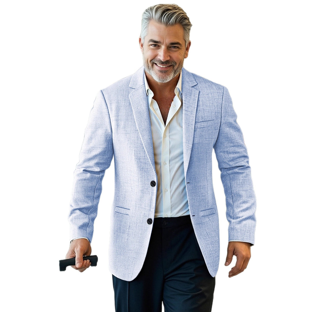 Herren eleganter Slim-Fit Freizeitblazer EB