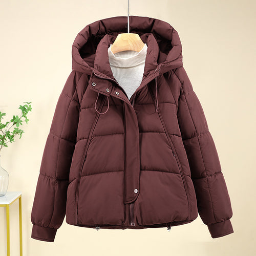 Damen hochwertige wattierte Funktionsjacke mit Kapuze und isolierenden Einsätzen EB