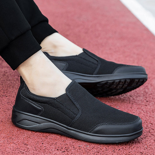 Damen Elastische Slip-On Sneakers mit atmungsaktivem Mesh-Obermaterial EB