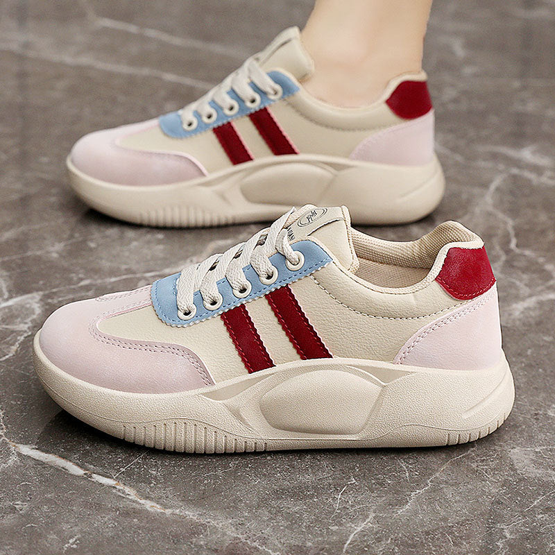 Damen sportliche Sneakers mit dämpfendem Sohlenprofil und atmungsaktiver Obermaterialstruktur EB