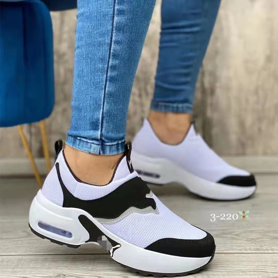 Damen Sportliche Sneakers im modernen Mesh-Design mit Luftpolster EB