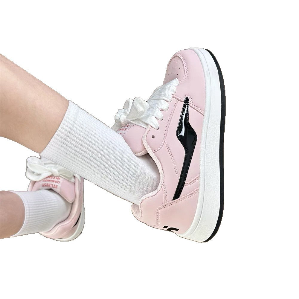 Damen Sneakers im sportlichen Retro-Design mit robustem Sohlenprofil EB