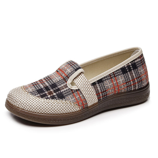 Damen Komfortable Slip-On Schuhe mit atmungsaktivem Obermaterial EB