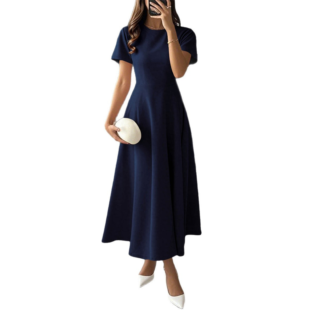 Damen Midikleid mit elegantem Schnitt und weiten Ärmeln EB
