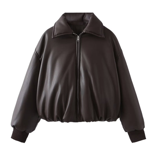 Damen modische Kurzjacke aus hochwertigem Kunst EB