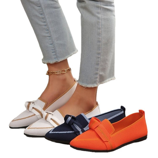 Damen Atmungsaktive und modische Slip-On Ballerinas EB