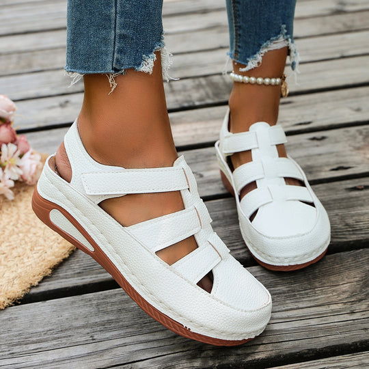 Damen Freizeitsandalen mit verstellbarem Riemendesign EB