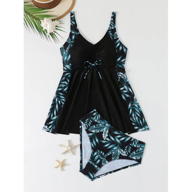 Damen Strandkleid Badeanzug EB