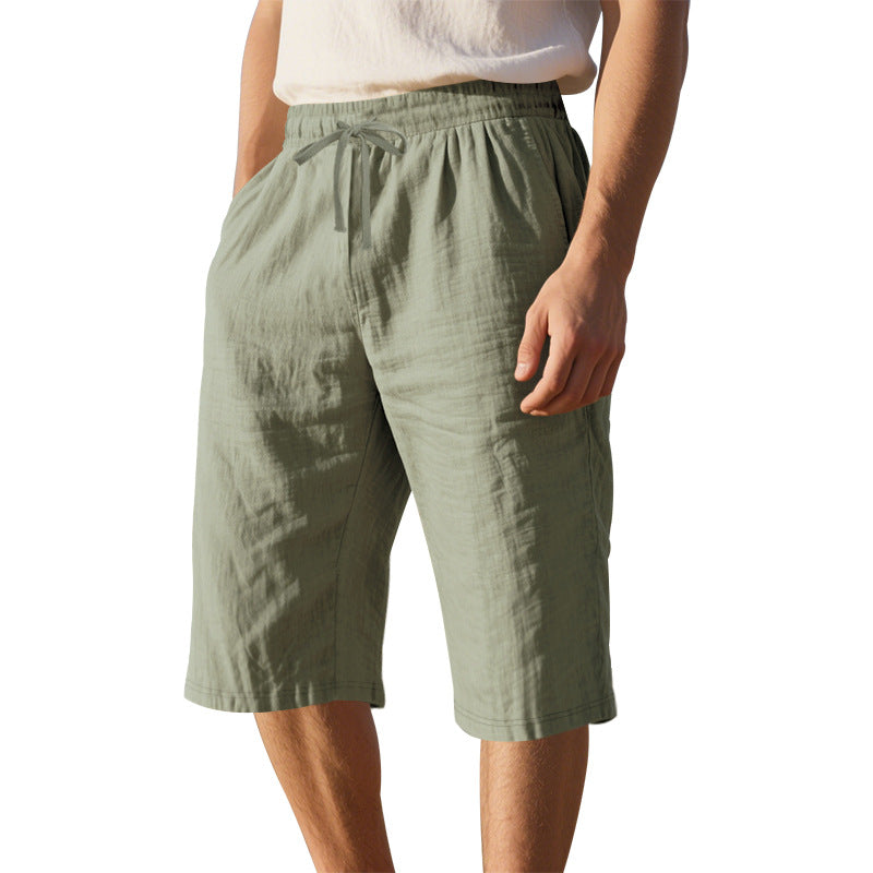 Herren leichte Freizeithose mit elastischem Bund und praktischen Taschen EB