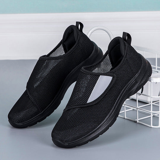 Damen Atmungsaktive Slip-On Sneakers mit rutschfester Sohle EB