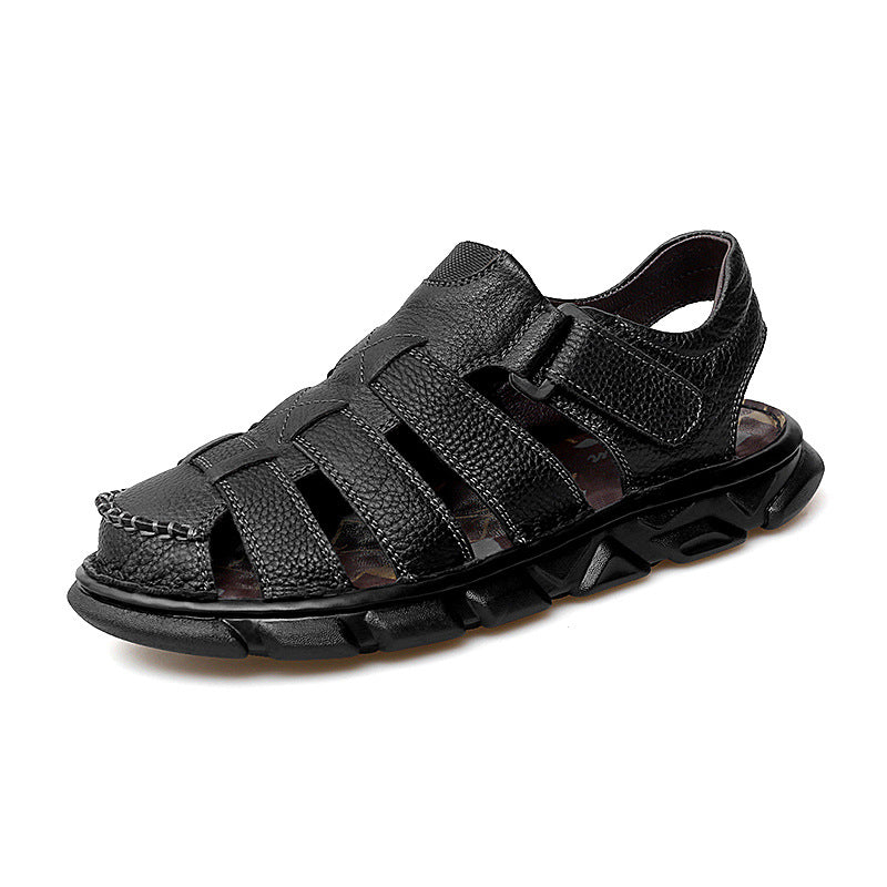Herren Sportliche Sandalen mit verstellbarem Riemen und rutschfester Sohle EB