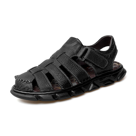 Herren Sportliche Sandalen mit verstellbarem Riemen und rutschfester Sohle EB