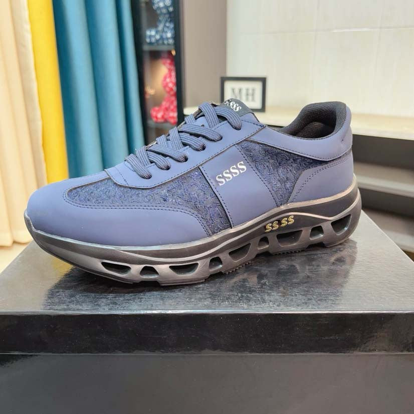 Damen Sportliche Sneakers mit dämpfender Laufsohle und atmungsaktiver Oberflächenstruktur EB