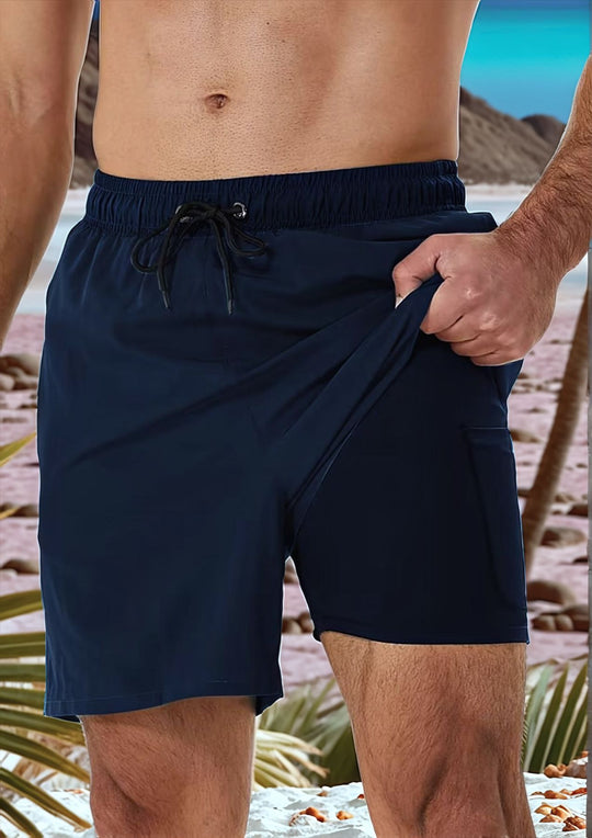 Herren Komfortable Badeshorts EB
