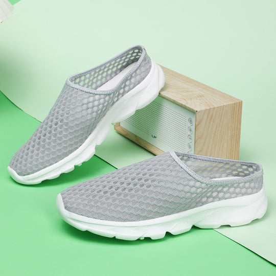 Damen Atmungsaktive Slip-On Sport-Schuhe mit flexiblem Netzdesign EB
