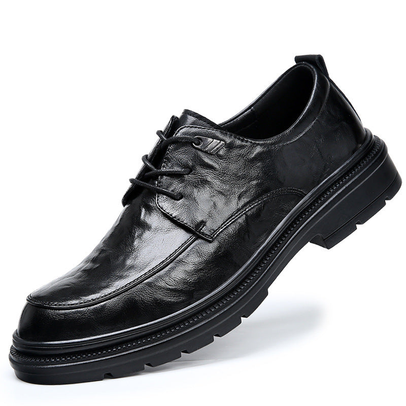 Herren Elegante Schnürschuhe mit rutschfester Sohle und atmungsaktivem Obermaterial EB