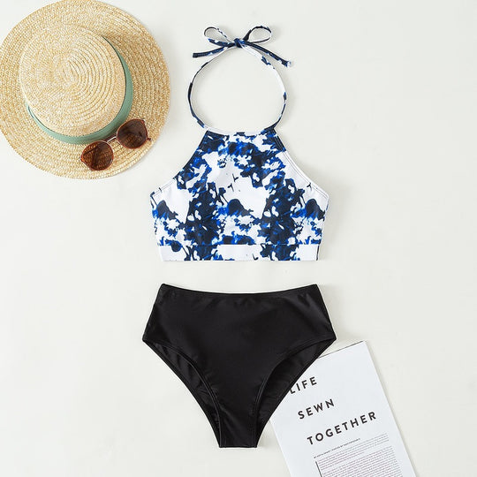 Damen Hochgeschnittenes Bikini-Set EB