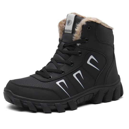 Damen isolierte Winterstiefel mit rutschfester Sohle und wärmendem Innenfutter EB