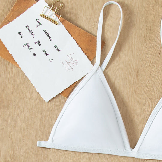 Damen Triangel-Bikini mit verstellbaren Trägern EB