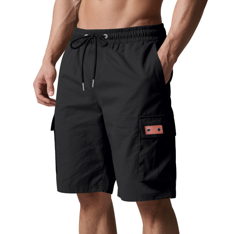 Herren Cargo-Shorts mit elastischem Bund und praktischen Taschen EB