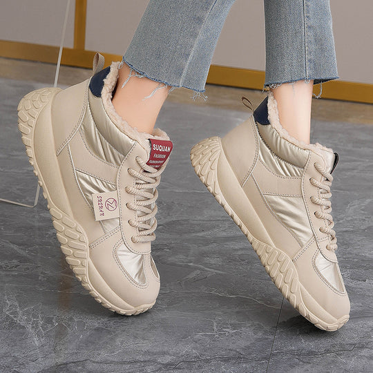 Damen Hohe Winter Sneakers mit kuscheligem Innenfutter EB
