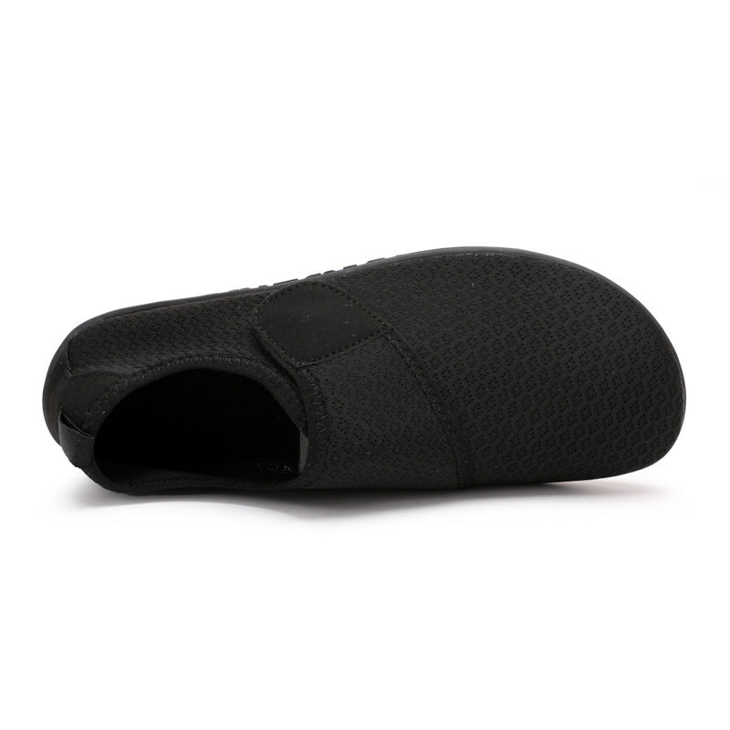 Damen bequeme Slip-On Freizeitschuhe mit elastischem Verschluss EB