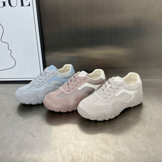 Damen modische Sneakers mit atmungsaktiver Obermaterialkombination und stabiler Laufsohle EB