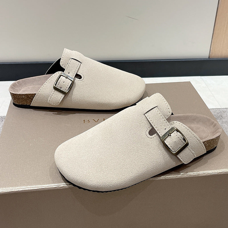 Damen Bequeme Clogs mit verstellbarem Riemen und ergonomischer Sohle EB