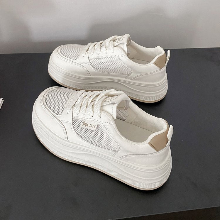 Damen Sportliche Sneaker mit atmungsaktivem Mesh-Obermaterial EB