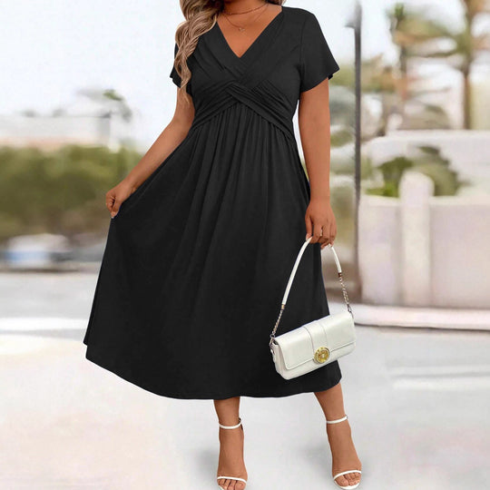 Damen lockeres Maxi-Kleid EB