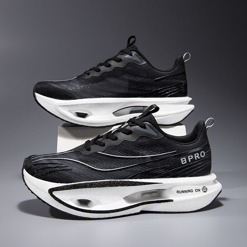 Unisex Performance-Laufsneaker mit Drehverschluss, geformter Hohlkammer-Zwischensohle und atmungsaktivem Strickobermaterial EB