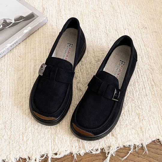 Damen Komfortable Slipper mit elegantem Schnallen-Design EB