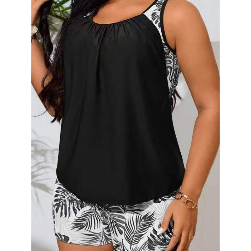 Damen Badeanzug-Set mit modischem Schnitt und sportlichem Design EB