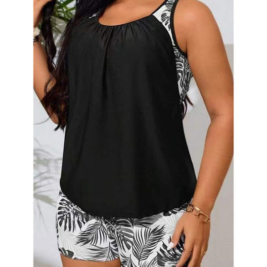 Damen Badeanzug-Set mit modischem Schnitt und sportlichem Design EB