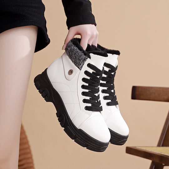 Damen Winterstiefel mit isolierendem Futter und rutschfester Sohle EB