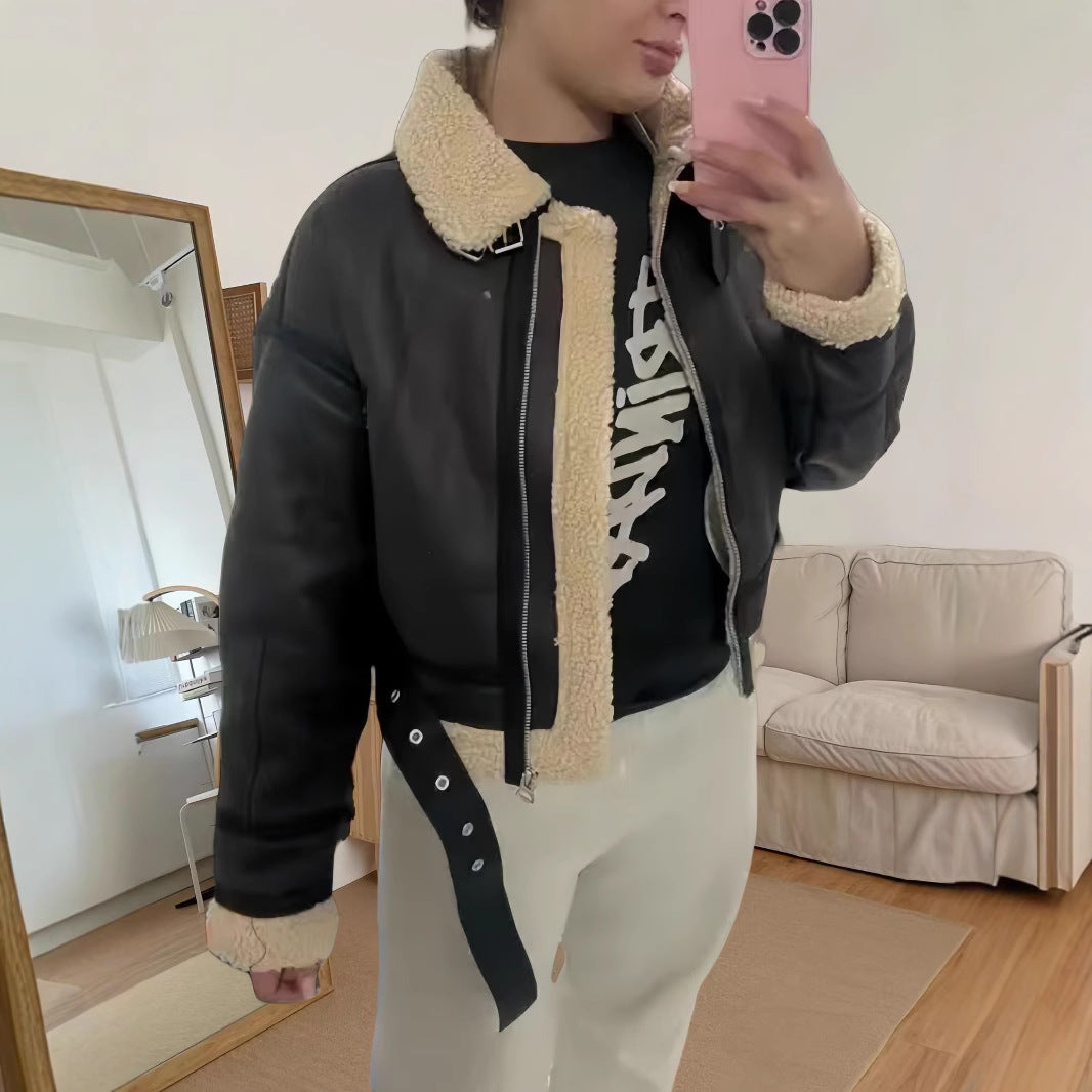 Damen robuste und stylische jacke mit Innenfutter EB