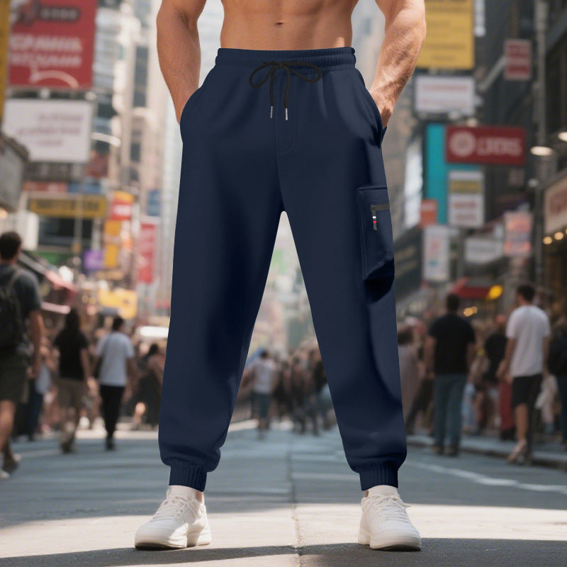 Herren Freizeithose mit elastischem Bund und praktischen Seitentaschen EB