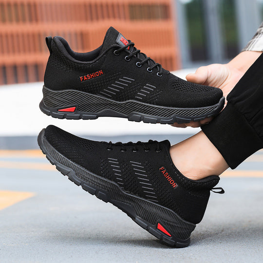 Damen Leichte Sport-Sneaker mit atmungsaktivem Obermaterial und dämpfender Sohle EB