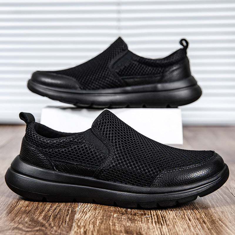 Damen Bequeme Slip-On Sneaker mit Atmungsaktivem Mesh von EB