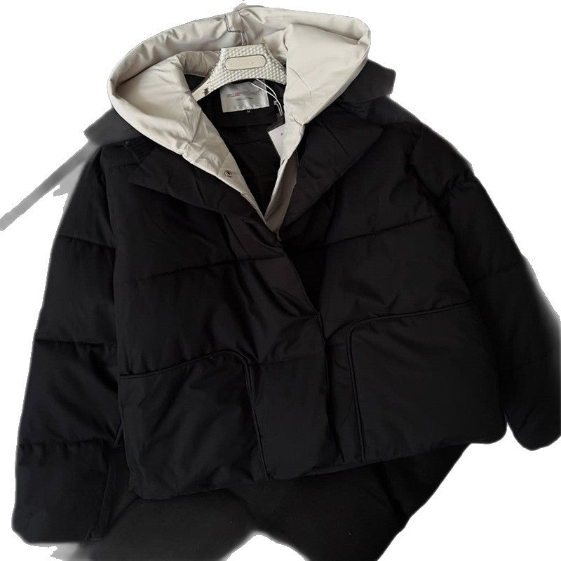 Damen Steppjacke mit großzügiger Kapuze und modernem Schnitt EB